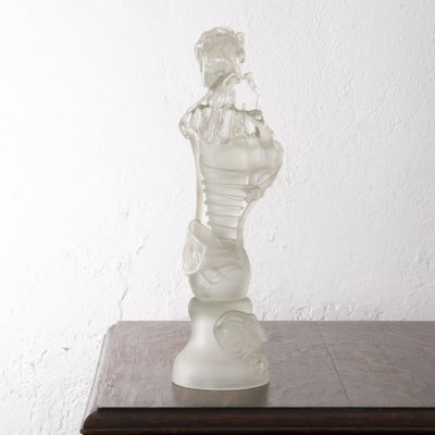 Signed Madonna Figure in Art Glass by Ion Tamaian-MPO-1034926