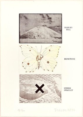 Silbury Hill, Brimstone, Emmer Spikelet - Original Erching by Joe Tilson - 1976 1976-ZCI-760490