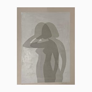 Silhouette Poster by Berto Ravotti, 1970s-IJR-549491