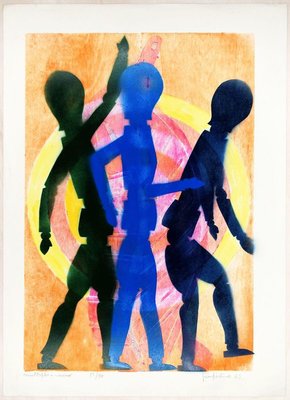 Silhouettes - Original Screen Print by Gianpistone - 1975-ZCI-755613