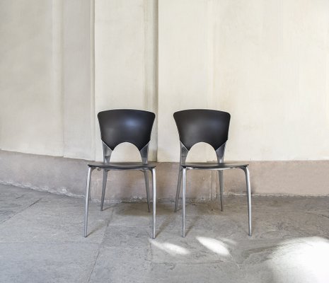 Silla Stackable Chairs by Josep Llusca for Driade, Italy, 1995, Set of 2-VCV-1289211