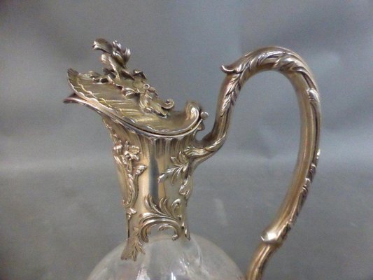 Silver and Crystal Ewer Jug-WSV-909773