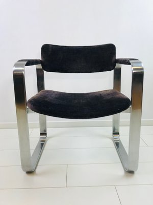 Silver Armchair by Eero Aarnio for Mobel Italia, 1970s-WQJ-734263