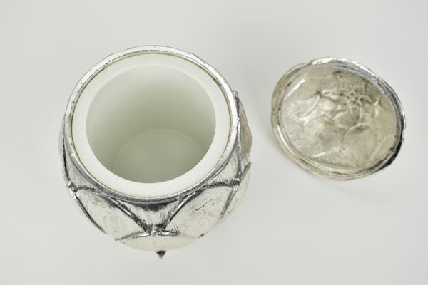 Silver Artichoke Ice Bucket by Mauro Manetti for Fonderia Darte, 1970s-HJP-2000666