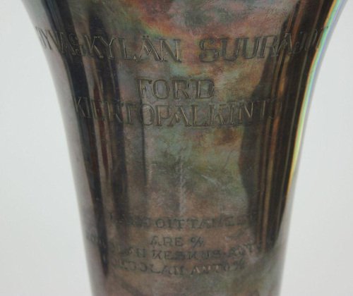 Silver Award Cup with Engraving