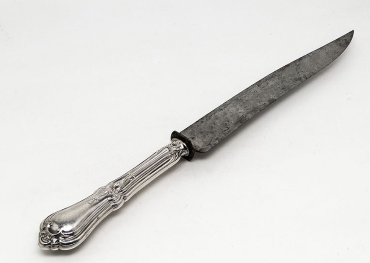 Silver Beef Knife, France, 1900s