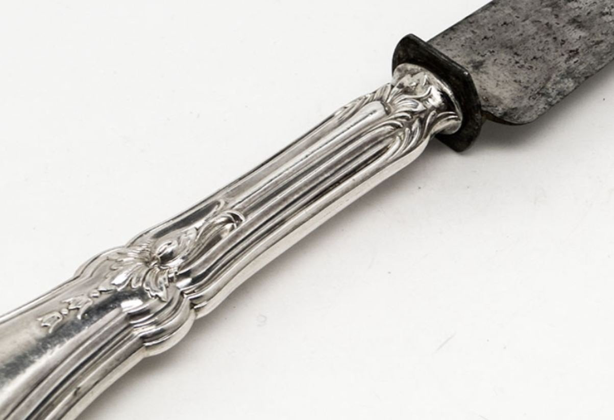 Silver Beef Knife, France, 1900s