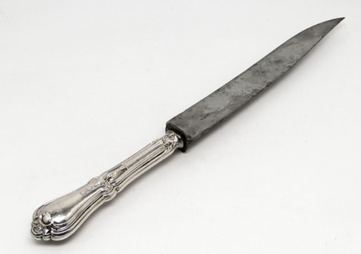 Silver Beef Knife, France, 1900s