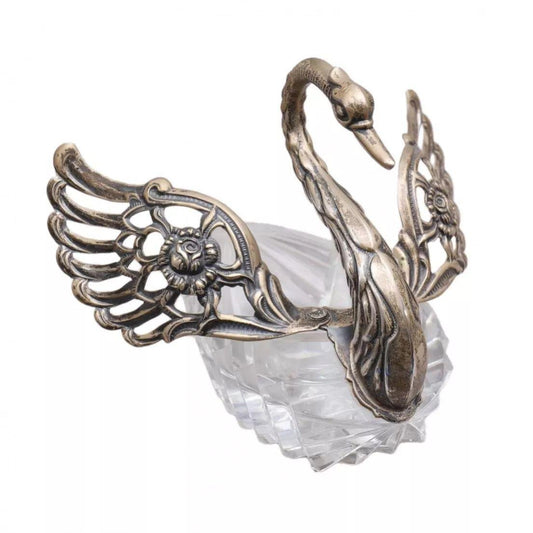 Silver Bonbonniere Swan