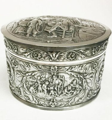 Silver Box with a Scene After Jan Steen's Tooth Puller, 1651-UCH-1224965