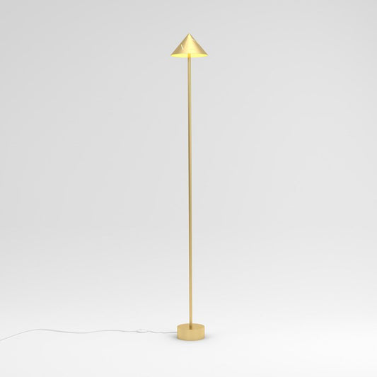 Silver Brass Floor Light by Atelier Areti