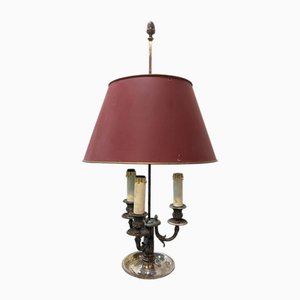 Silver Bronze Bouillote Table Lamp-HLV-1819777