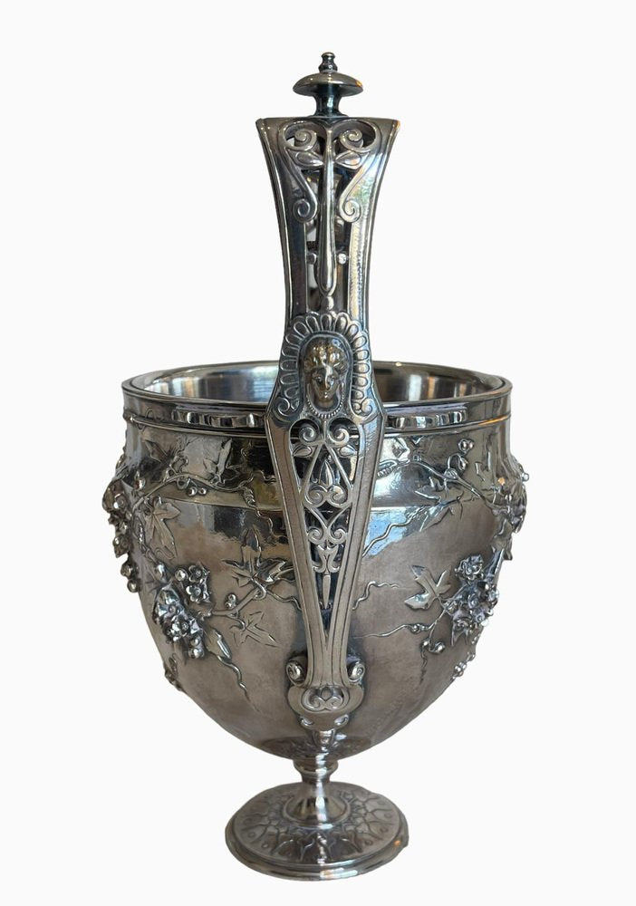 Silver Bronze Vase from Barbedienne & Sevin