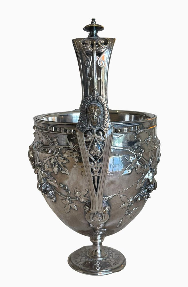 Silver Bronze Vase from Barbedienne & Sevin