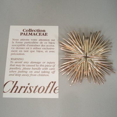 Silver Brooch Pendant Palmaceae Serie by Michele Oka Doner for Christofle, 2000-YGE-695105