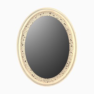 Silver Buds Porcelain Mirror by Giulio Tucci-VHF-999987