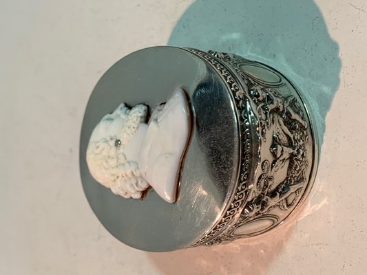 Silver & Cameo Box from Neresheimer und Solme de Hanau-IKW-787855