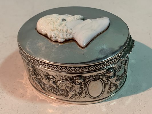 Silver & Cameo Box from Neresheimer und Solme de Hanau-IKW-787855