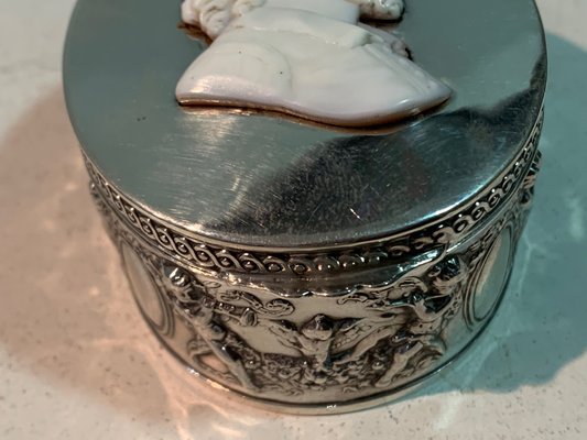 Silver & Cameo Box from Neresheimer und Solme de Hanau-IKW-787855