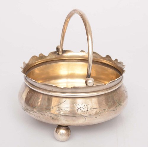 Silver Candy Dish, 1890s