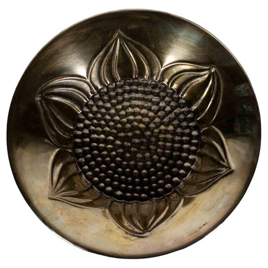 Silver Centrepiece with Sunflower, Mid-20th Century