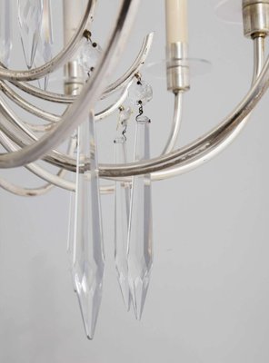 Silver Chandelier from Sciolari, 1960s-KL-620278