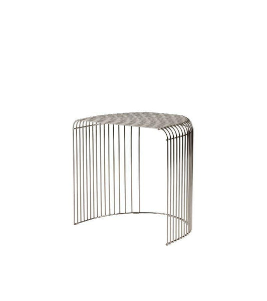 Silver Contemporary Side Table