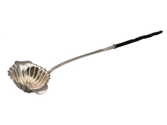 Silver Dessert Ladle by PB Berthier Philippe for Minerve & Bigorne-QKG-1357178