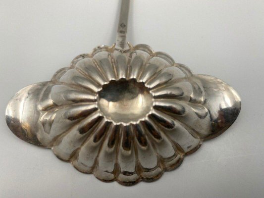 Silver Dessert Ladle by PB Berthier Philippe for Minerve & Bigorne-QKG-1357178