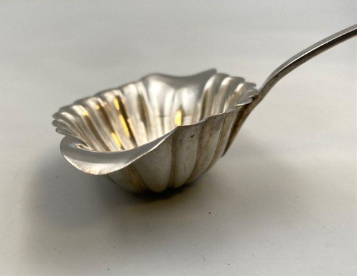 Silver Dessert Ladle by PB Berthier Philippe for Minerve & Bigorne-QKG-1357178