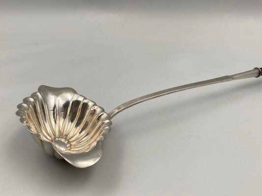 Silver Dessert Ladle by PB Berthier Philippe for Minerve & Bigorne-QKG-1357178