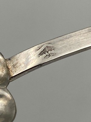 Silver Dessert Ladle by PB Berthier Philippe for Minerve & Bigorne-QKG-1357178