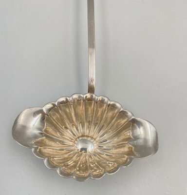 Silver Dessert Ladle by PB Berthier Philippe for Minerve & Bigorne-QKG-1357178