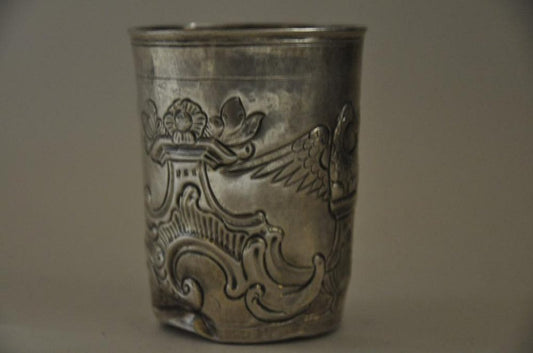 Silver Glass from Royal Russia,. 1786