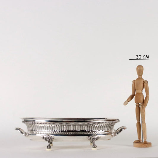 Silver Heater Food Plate from Messulam