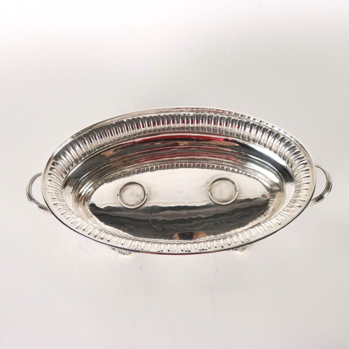 Silver Heater Food Plate from Messulam