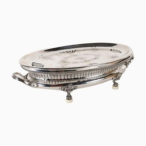 Silver Heater Food Plate from Messulam-VMM-1314210