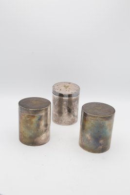 Silver Jars from Boin Taburet Paris, Set of 3-RCE-1448821