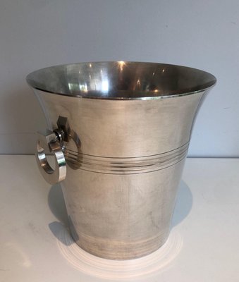 Silver Metal Champagne Bucket-BA-1365869