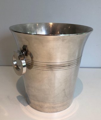 Silver Metal Champagne Bucket-BA-1365869