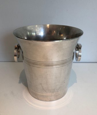 Silver Metal Champagne Bucket-BA-1365869