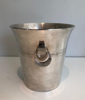 Silver Metal Champagne Bucket-BA-1365869