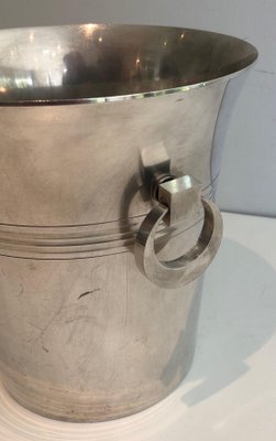 Silver Metal Champagne Bucket-BA-1365869