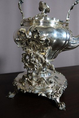 Silver Metal Samovar from Christofle House-WSV-1169852