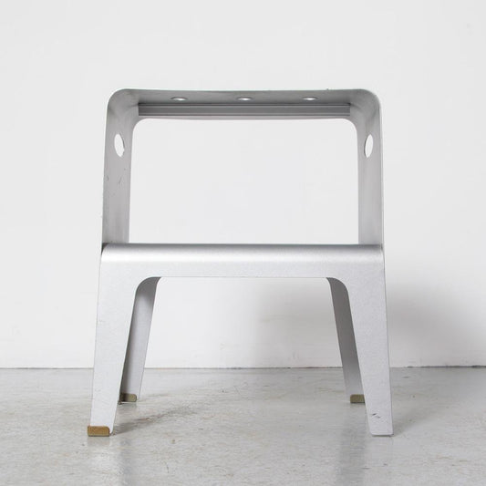 Silver Metal Step Stool