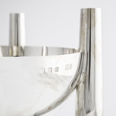 Silver Metal Willow Model Vase by Charles Rennie Mackintosh for Sabattini, 1984-FWM-1383908