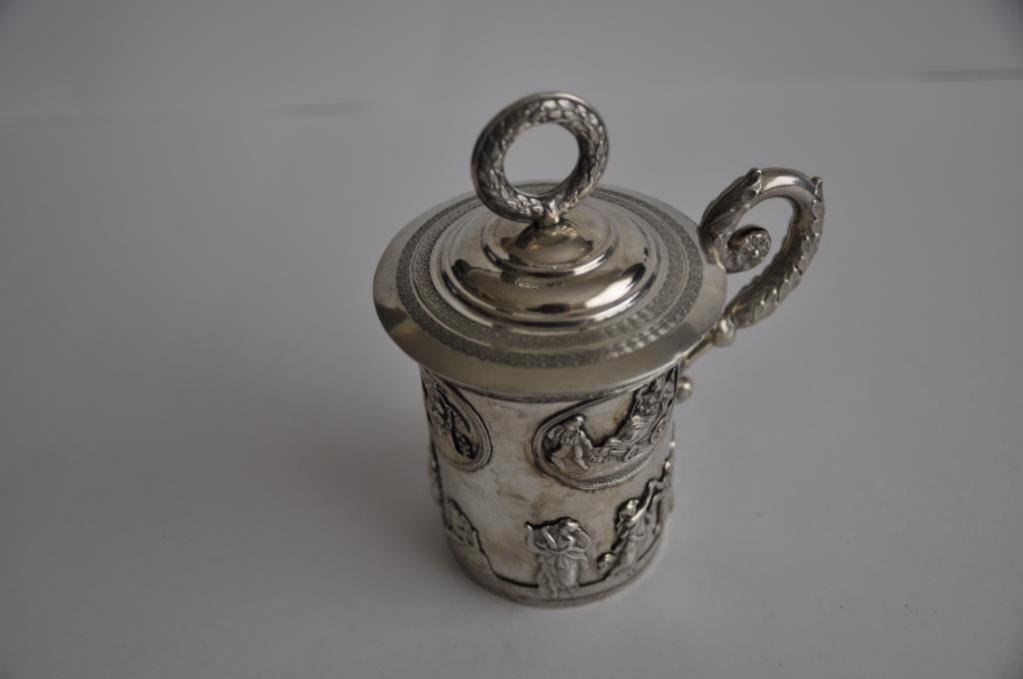 Silver Mug with a Lid, 1833