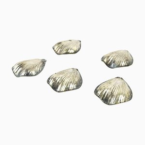 Silver Placeholders, Italy, 20th Century, Set of 5-ZCI-983989