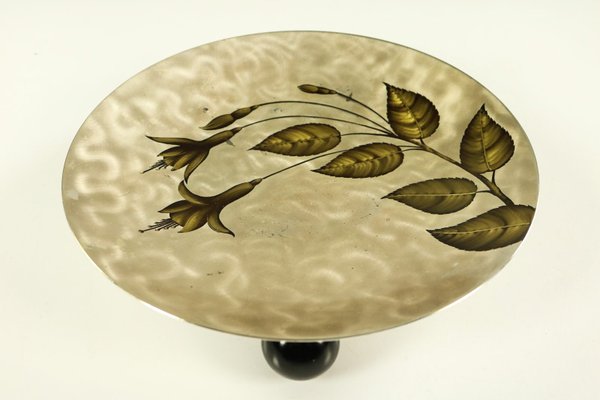 Silver Plated Brass Decorative Plate from WMF, 1930s-FUP-579101