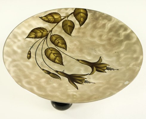 Silver Plated Brass Decorative Plate from WMF, 1930s-FUP-579101